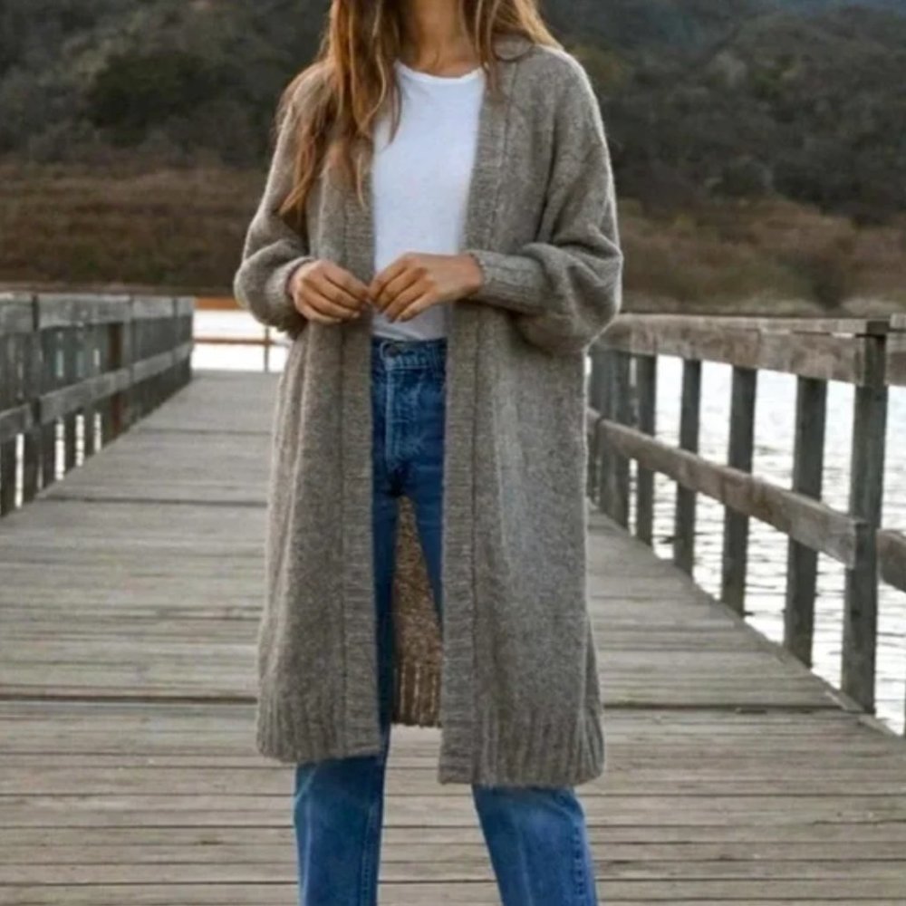 Christy Dawn Frankie Long Cardigan in Navy!